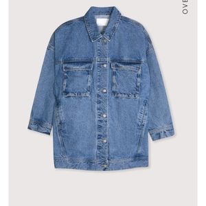 Oversized denim jacket